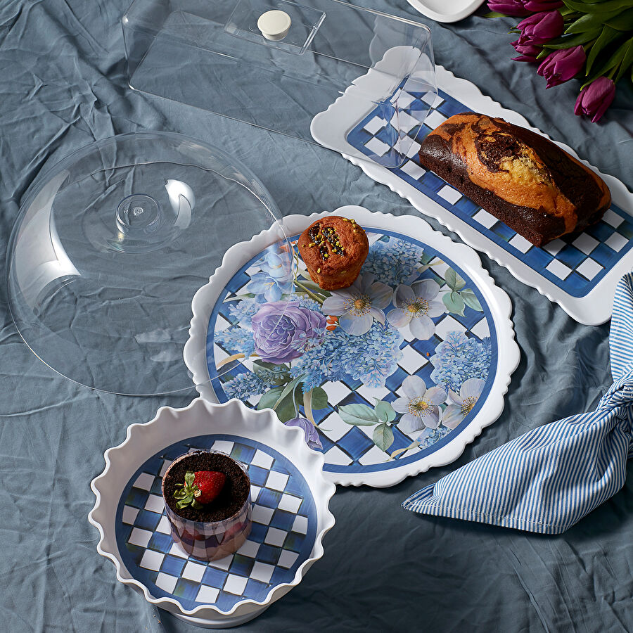 Sarah Anderson Melamin Dama Pasta Servis Takımı