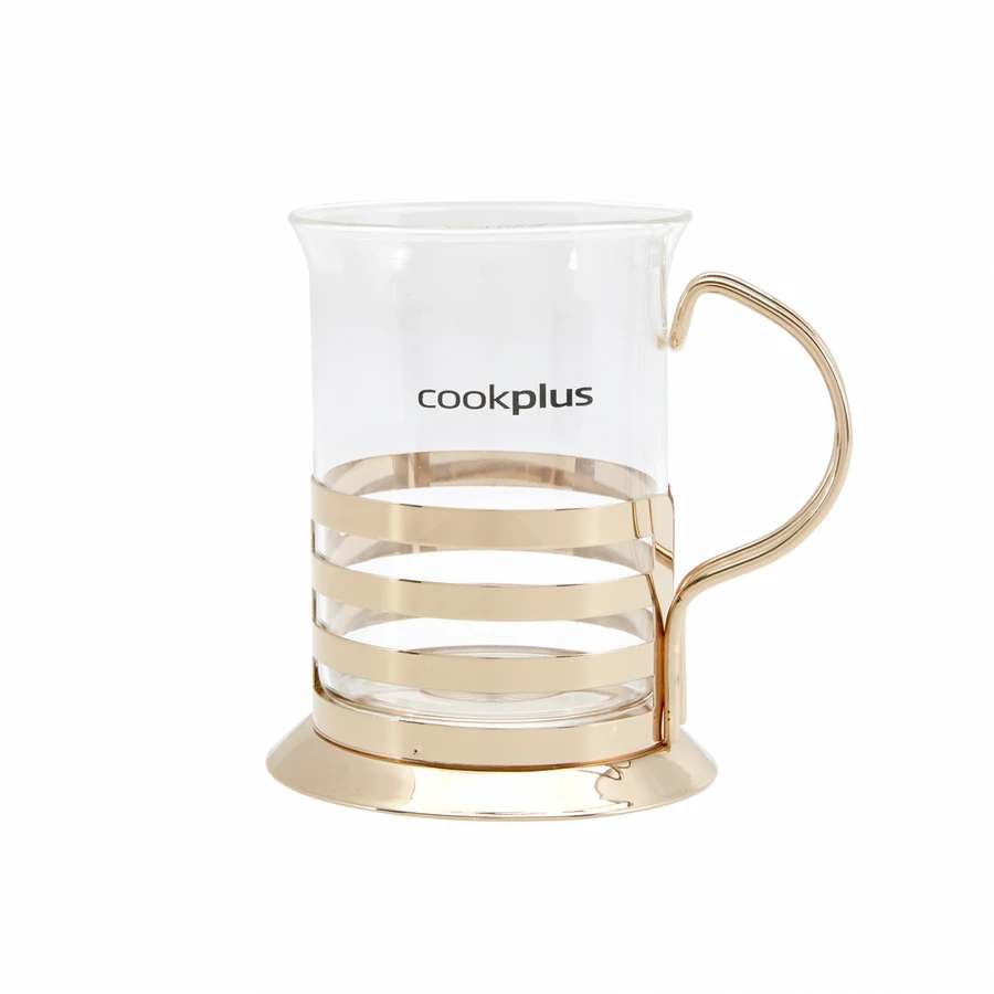 Cookplus Coffee Bean Borosilikat Cam Kupa/Mug Bronz