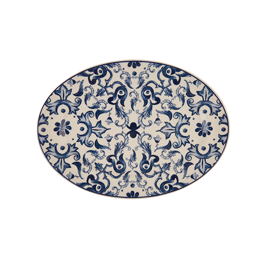 Karaca Mare Çiçek Kayık Tabak 30,8 cm