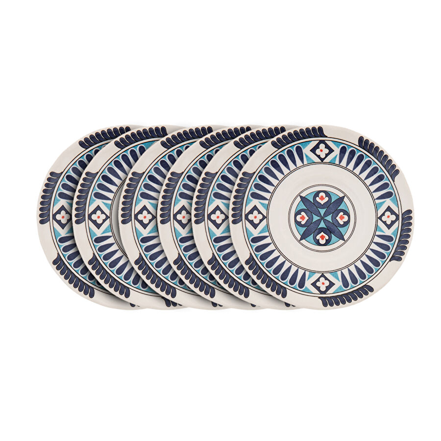 Karaca Mai Selçuklu Serisi 6lı Çay Tabağı