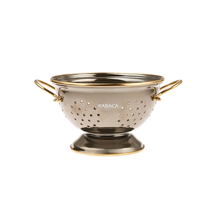 Karaca Retro Antrasit Süzgeç 22 cm