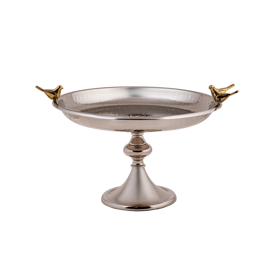 Karaca Birdy Gümüş Ayaklı İkramlık 26cm