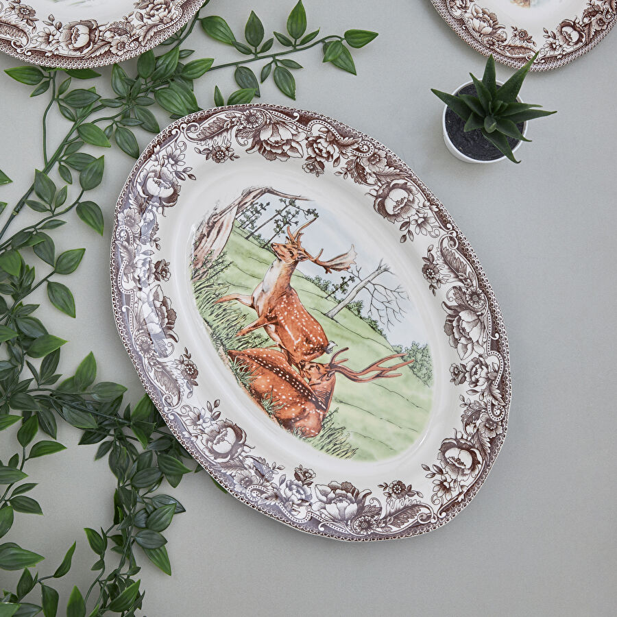 Karaca Legend Grove Kayık Tabak 36 cm