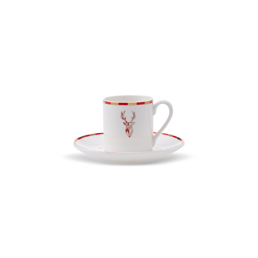 Karaca Aries Kırmızı Column Kahve Fincanı 90 ml
