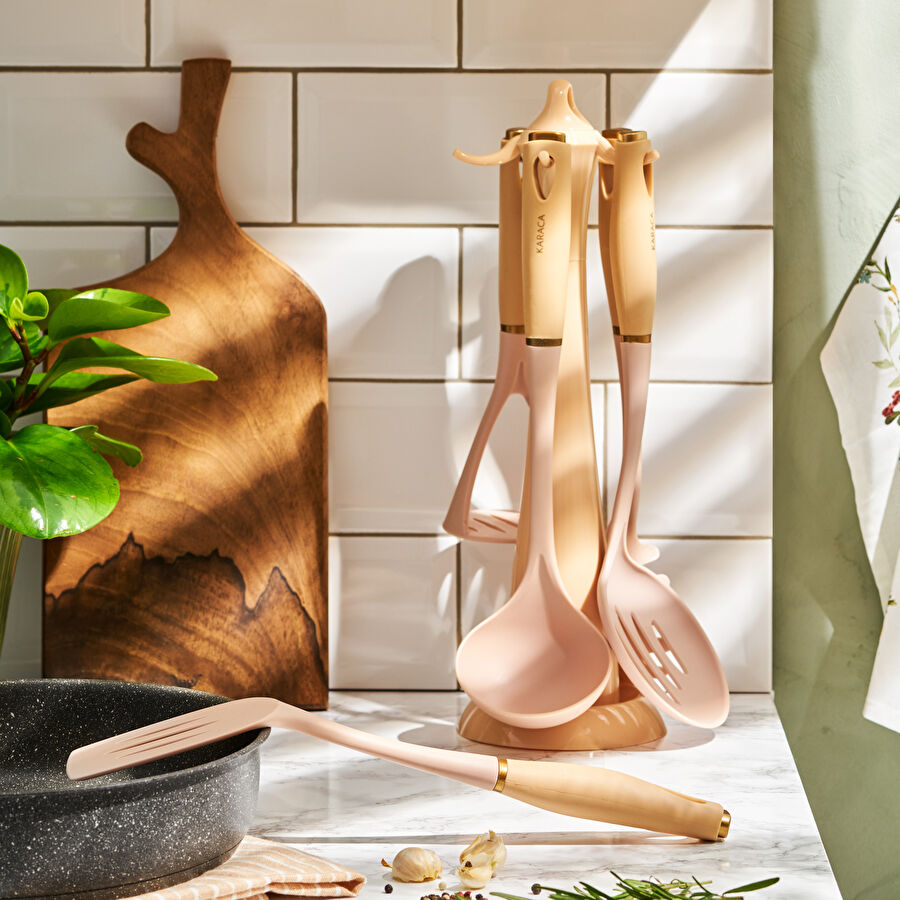 Karaca Milley 6 Parça Servis Seti Bej