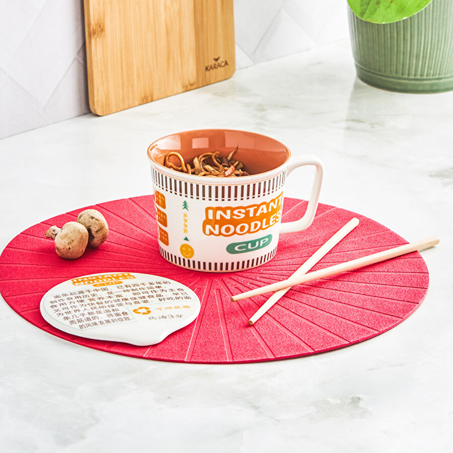 Karaca Turuncu Senin Sofran Noddle Kupa 580 ml