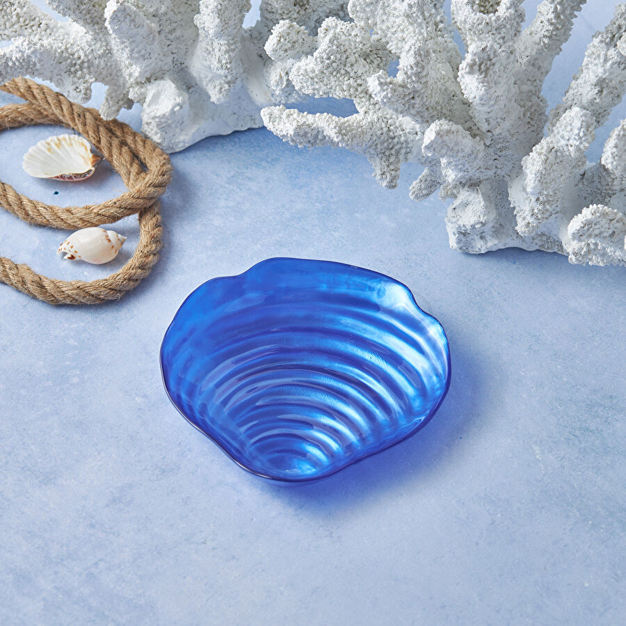 Karaca Aqua Marine Shell Mavi Çerezlik 18 cm