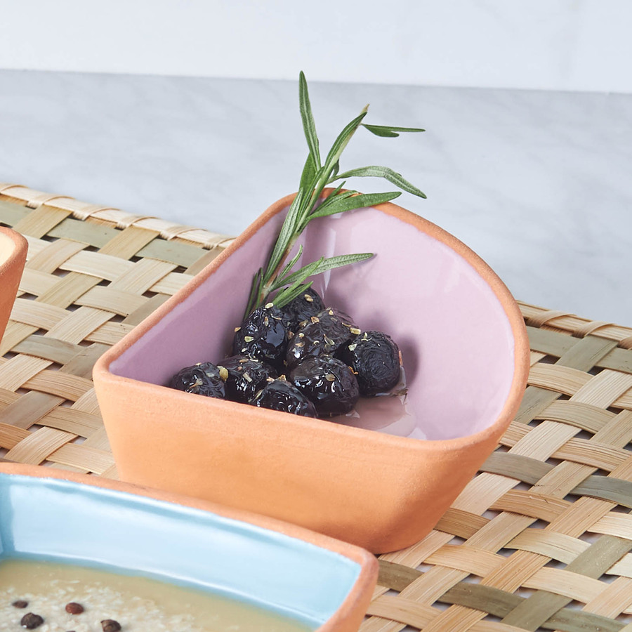 Karaca Baker Pembe Üçgen Kahvaltılık 15 cm