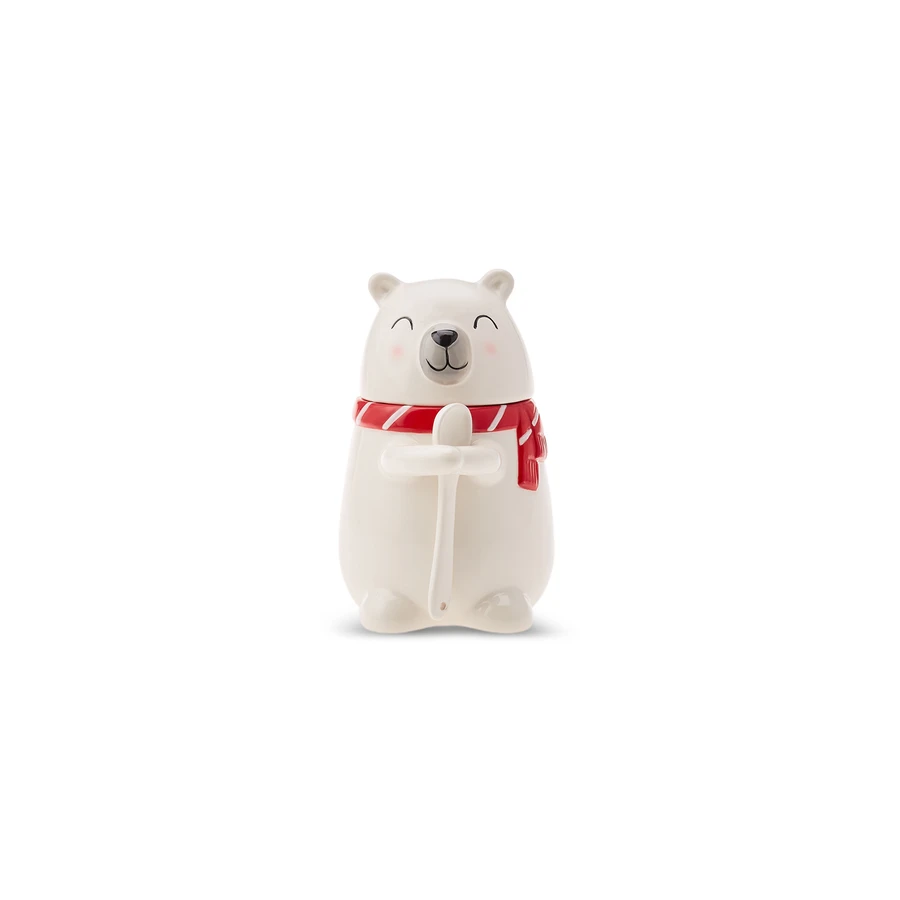 Karaca New Year Polar Bear Kaşıklı Kupa/Mug 350 ml