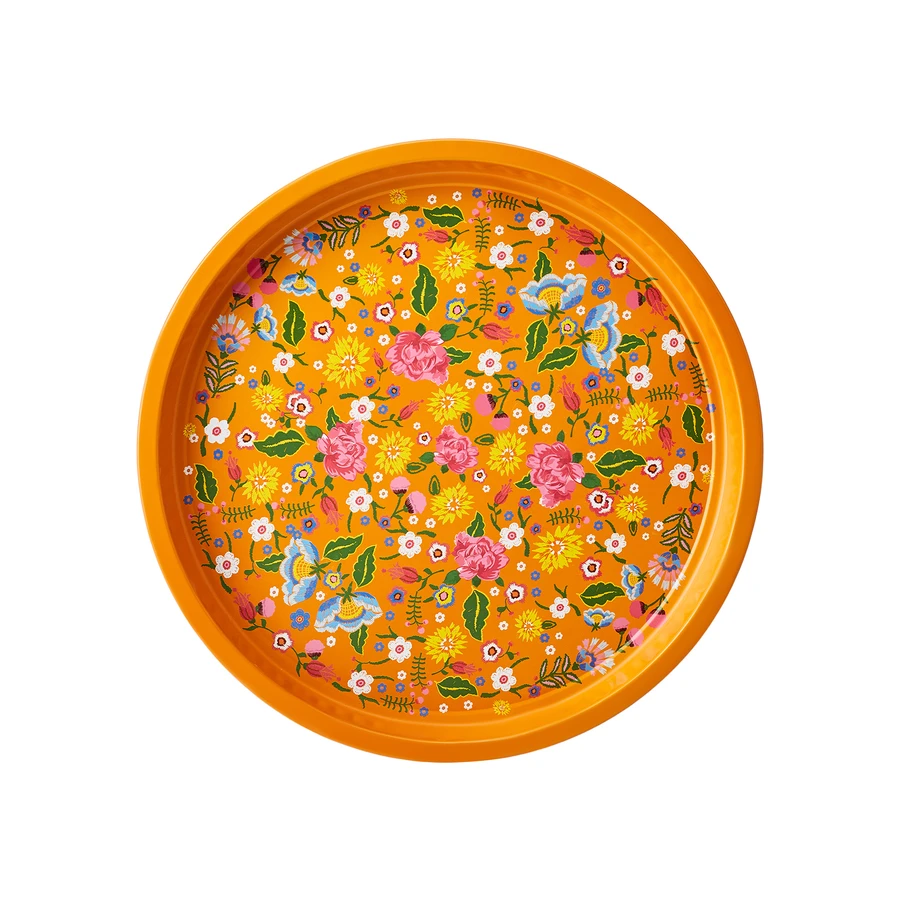Karaca Flores Turuncu Tepsi 35 cm