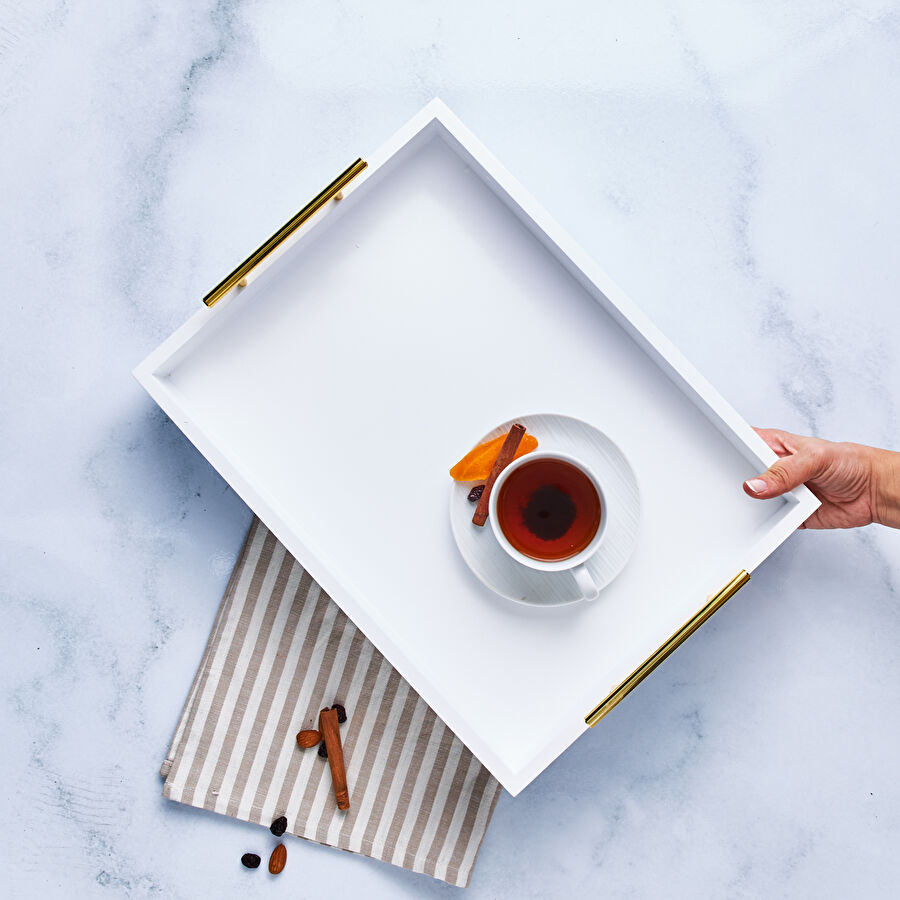 Karaca Pure White Dikdörtgen Tepsi 42 cm