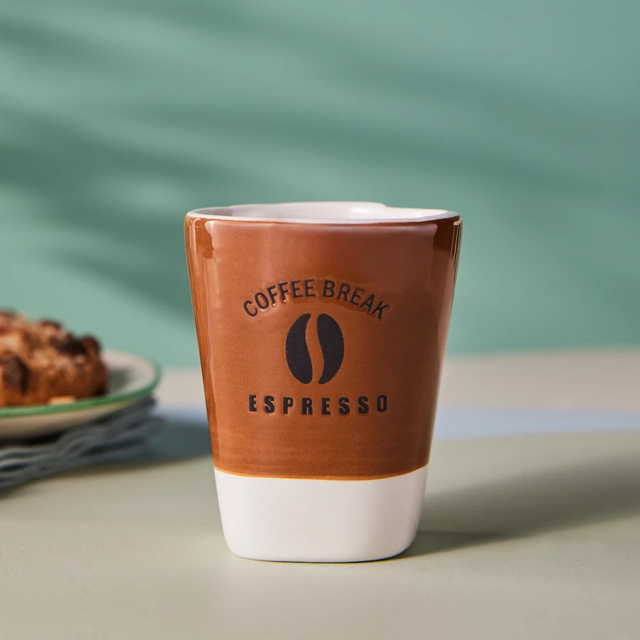 Karaca Coffe Break Kahverengi Espresso Fincanı 80 ml