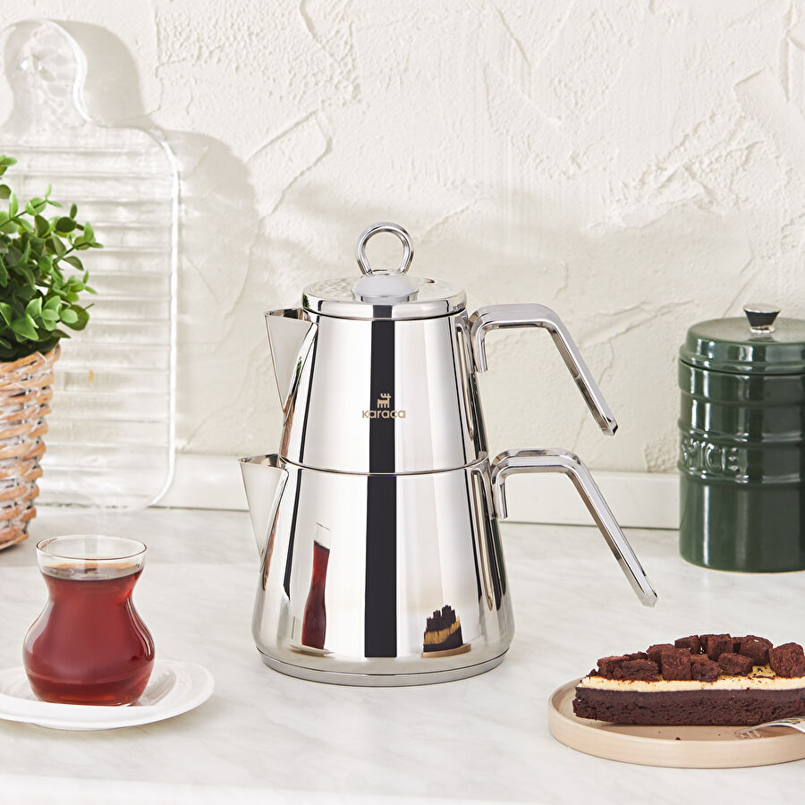 Karaca İkizdere İndüksiyon Tabanlı Midi Çaydanlık Takımı