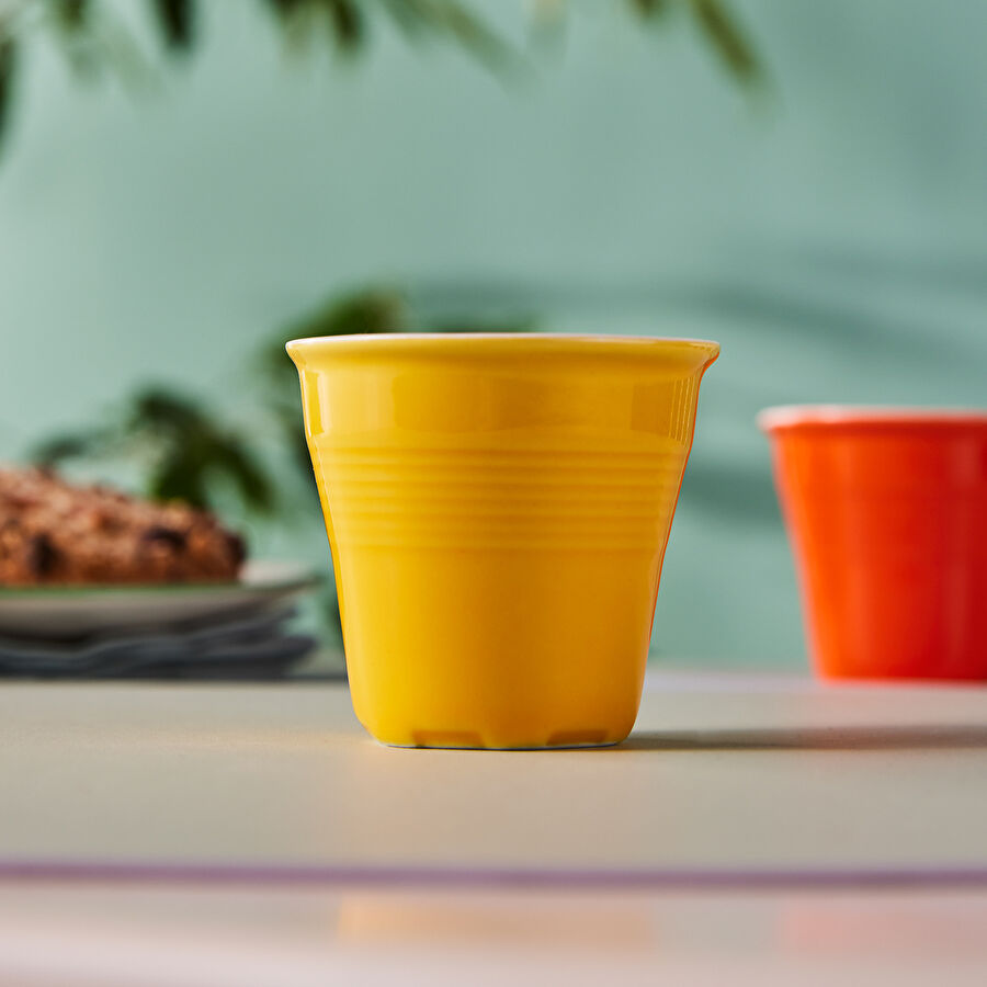 Karaca Nero Sarı Espresso Fincanı 60 ml