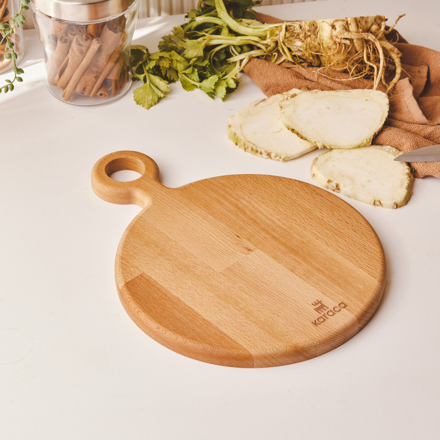 Karaca Woodland Round Kesme Tahtası L