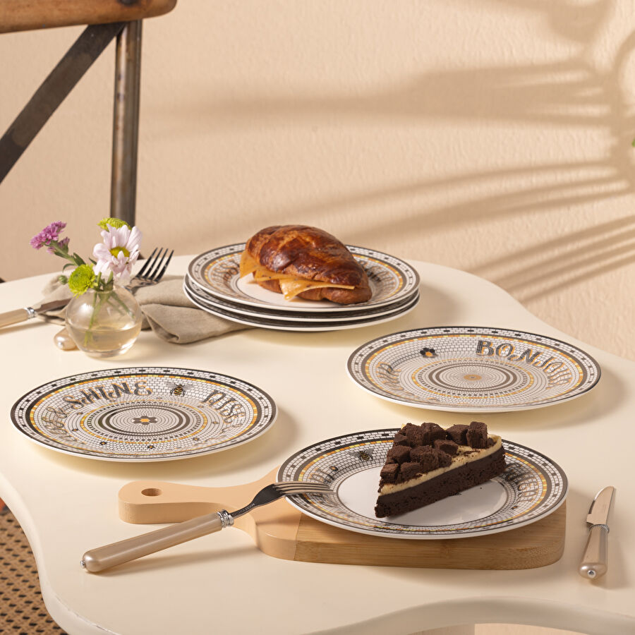 Karaca Maya 6 Kişilik Pasta Takımı 19 cm