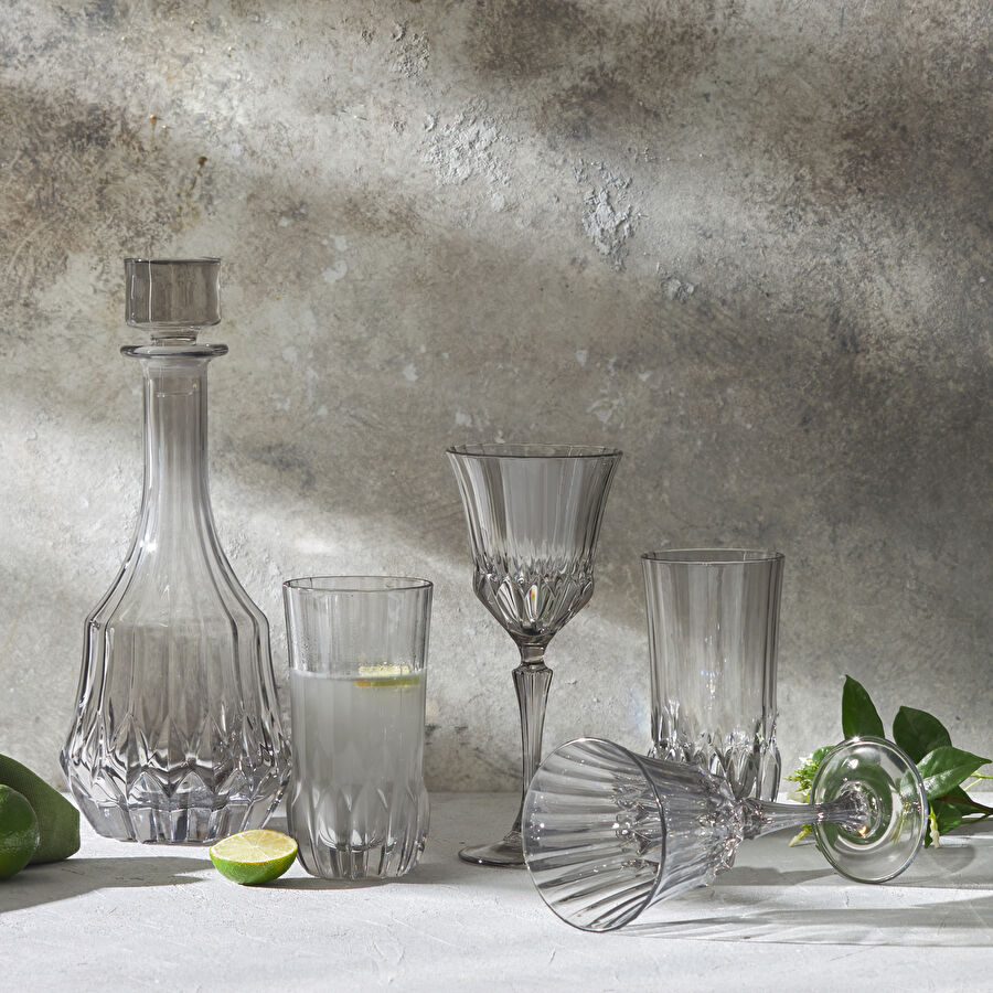 Karaca New Florence 25 Parça Bardak Seti Gri