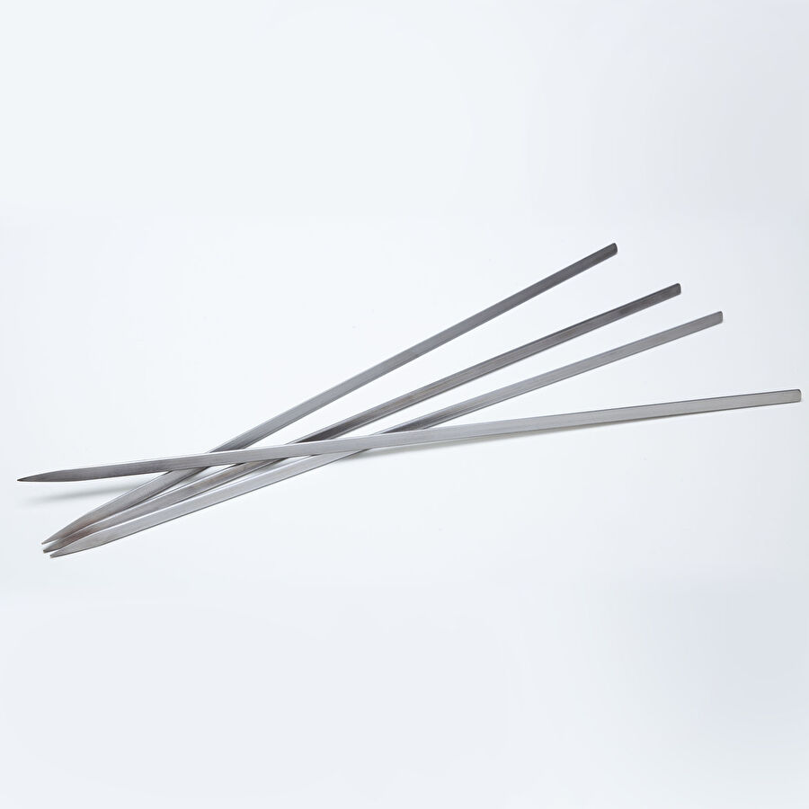 KARACA REFİKA'DAN 4'LÜ PASLANMAZ ÇELİK ÜÇGEN ŞİŞ