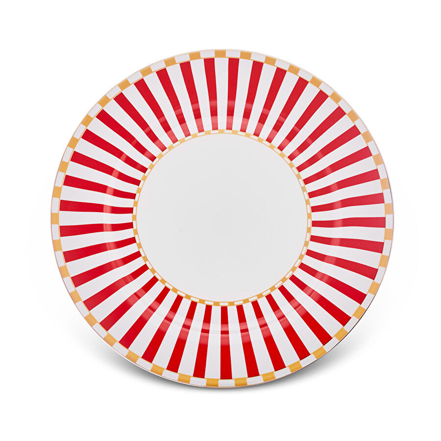 Karaca Linea New Year Yılbaşı Servis Tabağı 27 cm Kırmızı