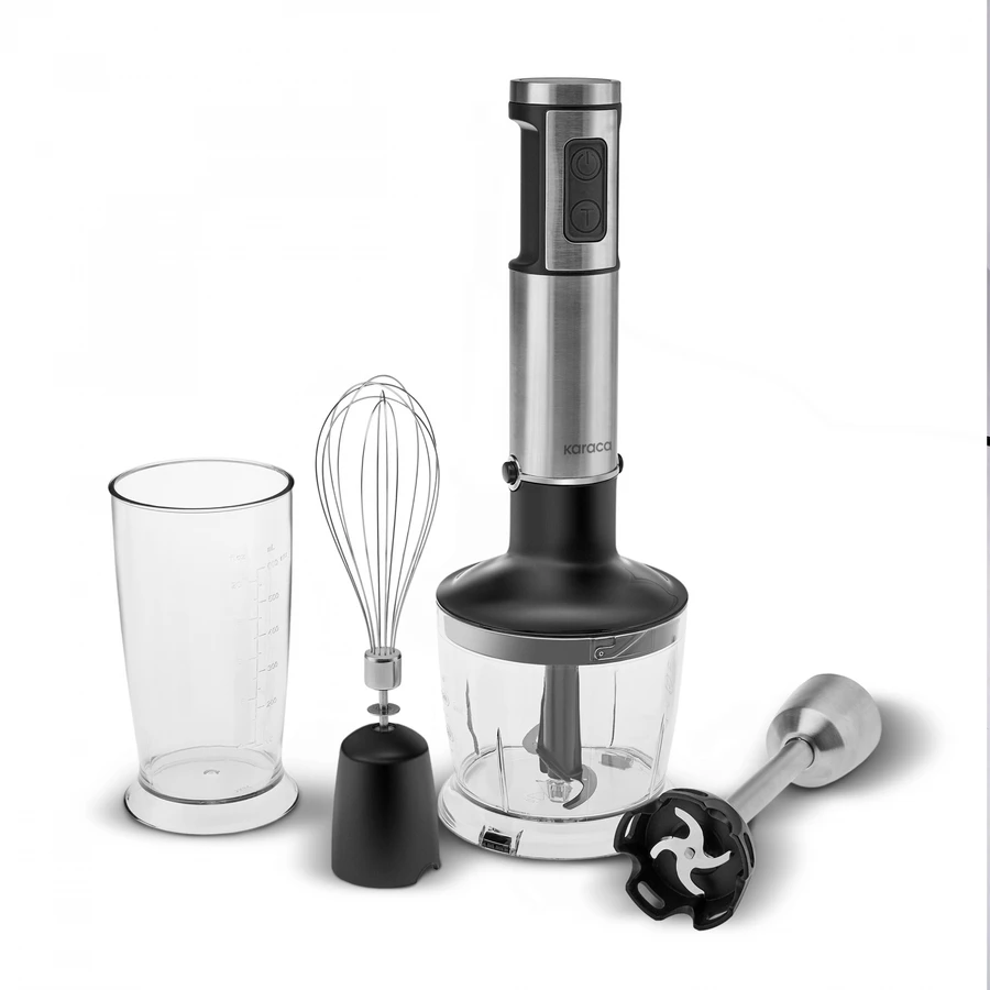 Karaca Inox Quick Mix Hız Ayarlı 1300W El Blender Set 9616B