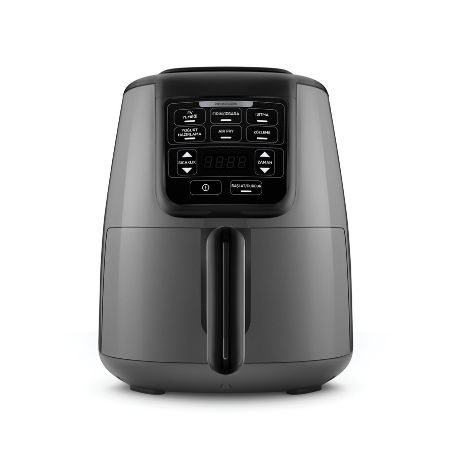 Karaca Air Pro Cook 3 in 1 XL Ev Yemeği, Közleme, Airfryer Space Gray