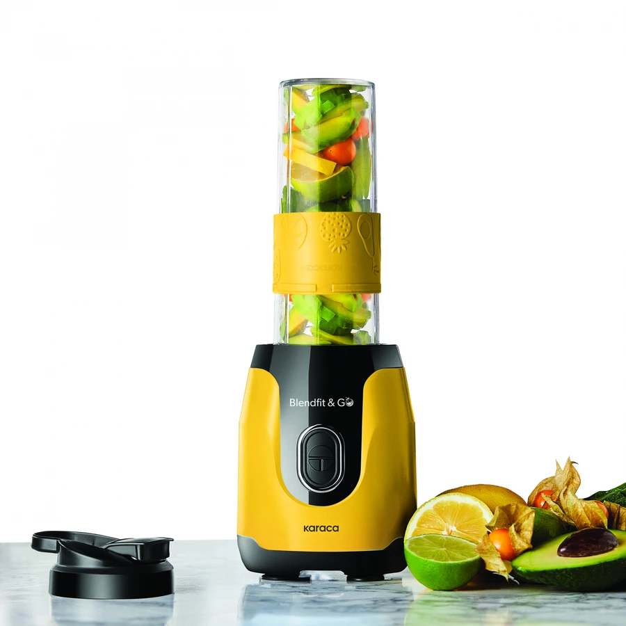 Karaca Blendfit Go Personal Kişisel Smoothie Blender Pineapple Yellow