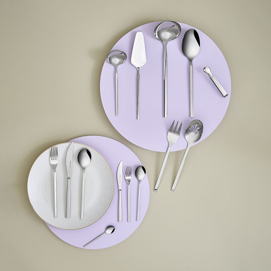 Karaca Carmelo 91 Parça 12 Kişilik Premium Kutulu Çatal Kaşık Bıçak Seti