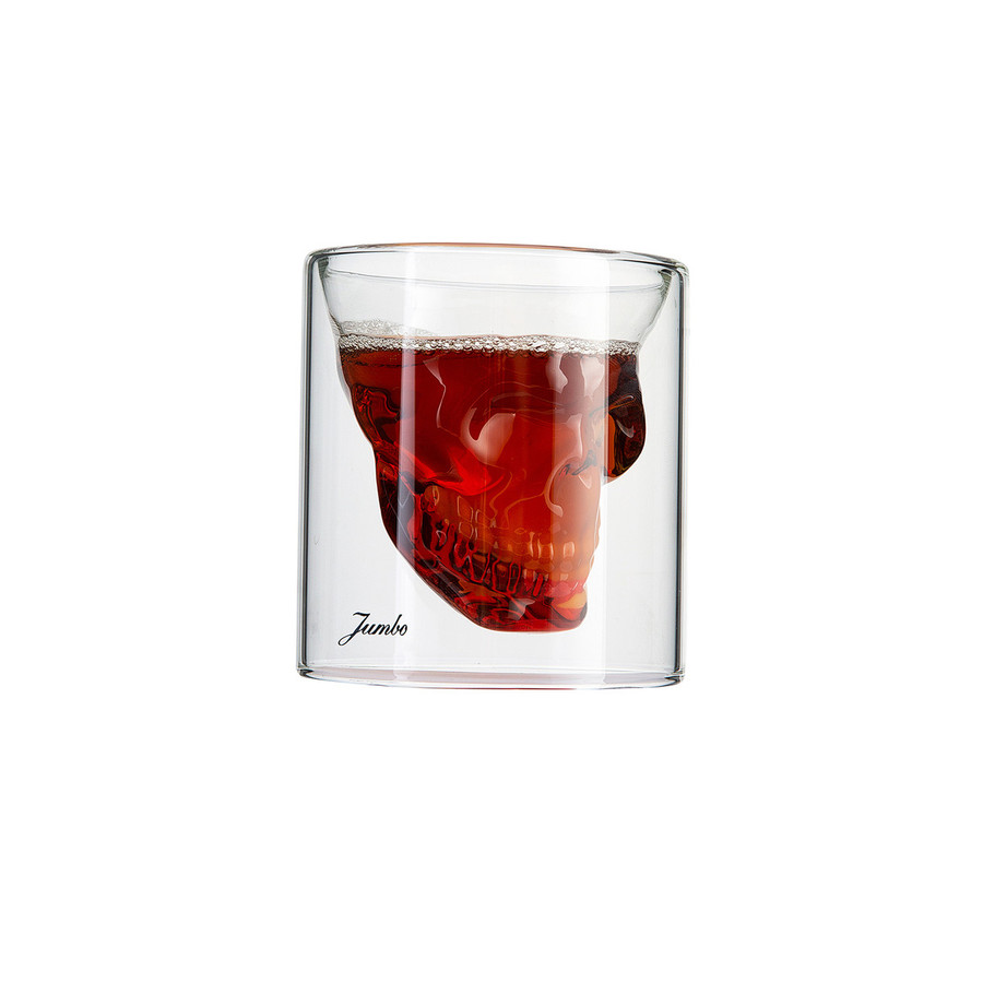 Jumbo Glory Double Wall 2li Skull Bardak 150 Ml