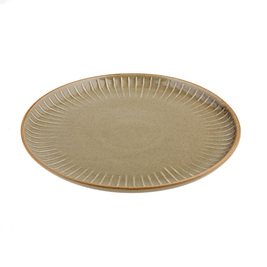 Jumbo Terracota Düz Tabak Beıge 21 cm