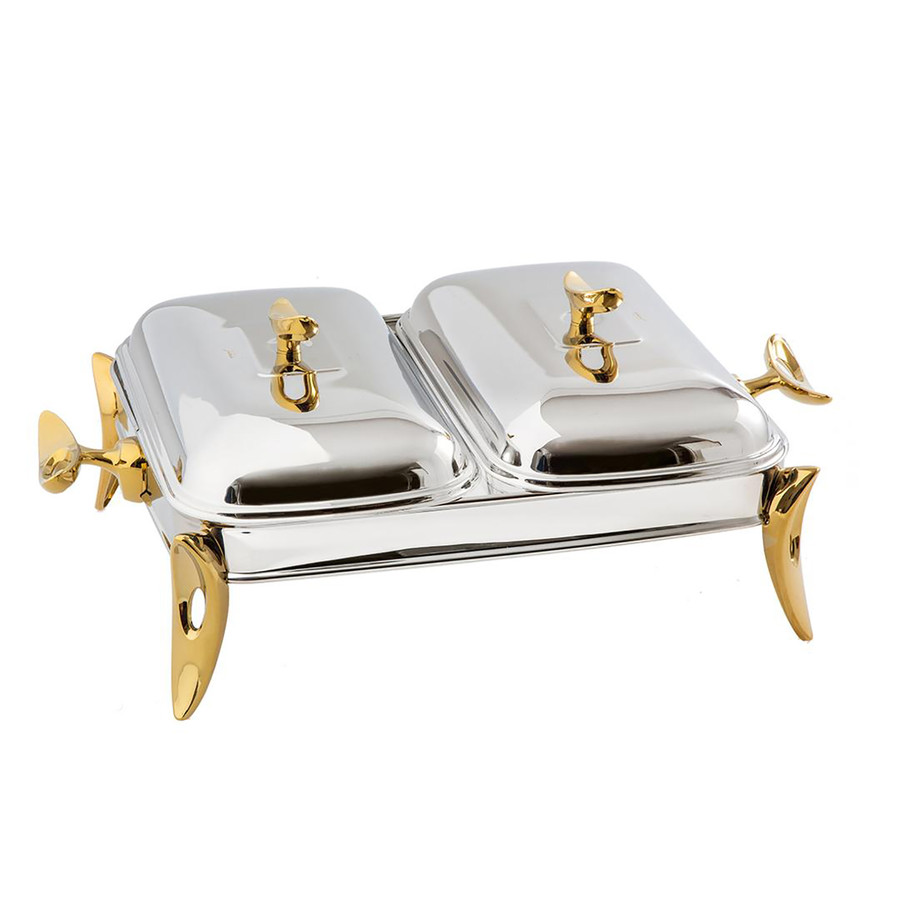 Jumbo Siena Isıtmalı Servis Seti - 1,5 X 2 Lt - Gold