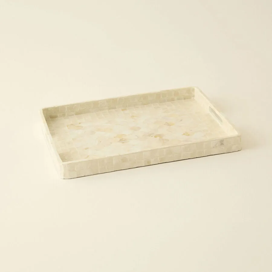 Karaca Home Carrie Dekoratif Tepsi 39x29 5x3.5 cm