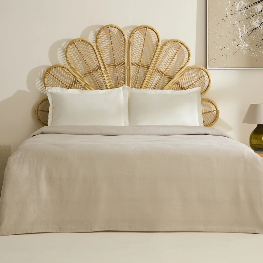 Karaca Home Rosy Tek Kişilik Tek Pike Bej