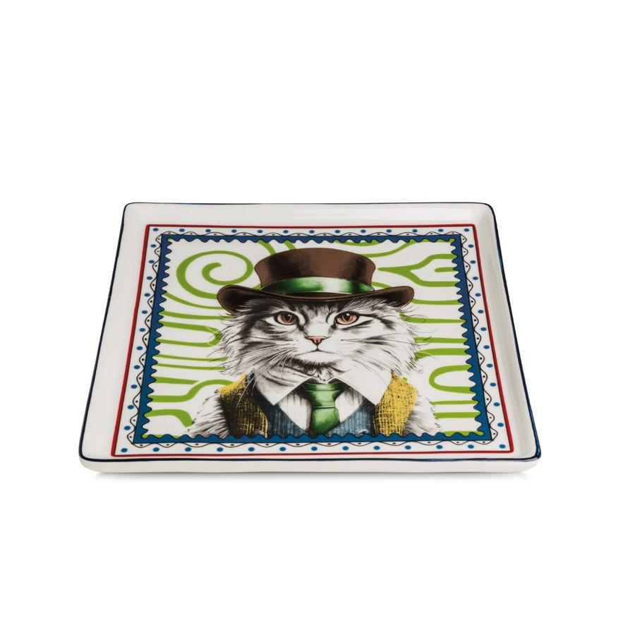 Egan Italy Kedi Desenli Tabak