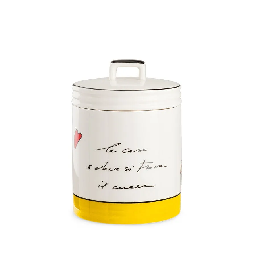 Egan Italy Le Casette Kavanoz Sarı 11x15 cm