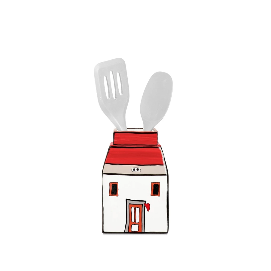 Egan Italy Le Casette Le Casette Kaşıklık Kırmızı 11x17 cm