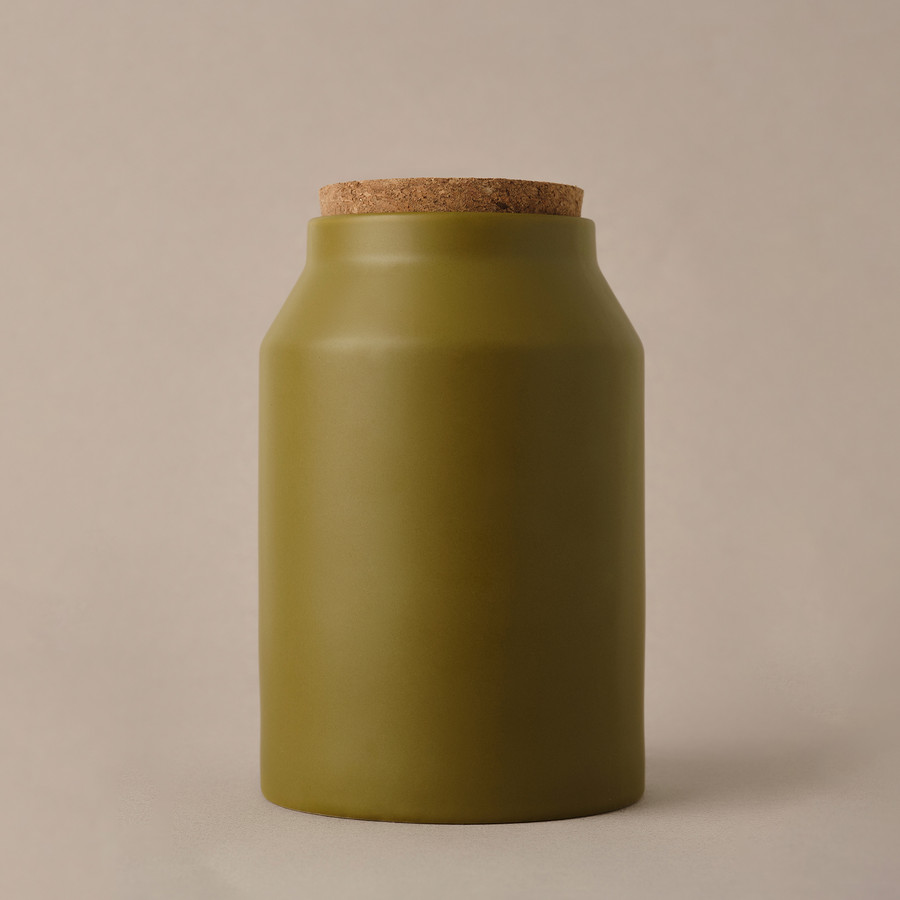 Cooklife Kavanoz Stoneware Zeytin Yeşili 800 ml