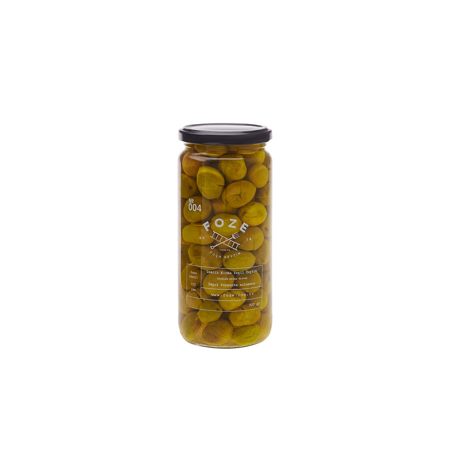 Foze Gemlik Kırma Yeşil Zeytin 300 G