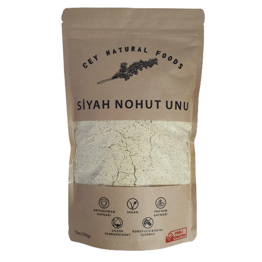 CEY NATURAL SİYAH NOHUT UNU 500 G
