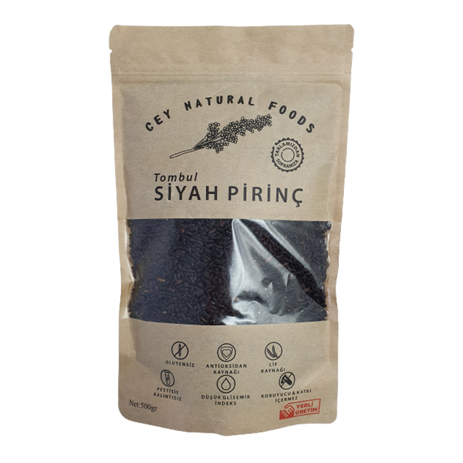 CEY NATURAL SİYAH TOMBUL PİRİNÇ 500 G