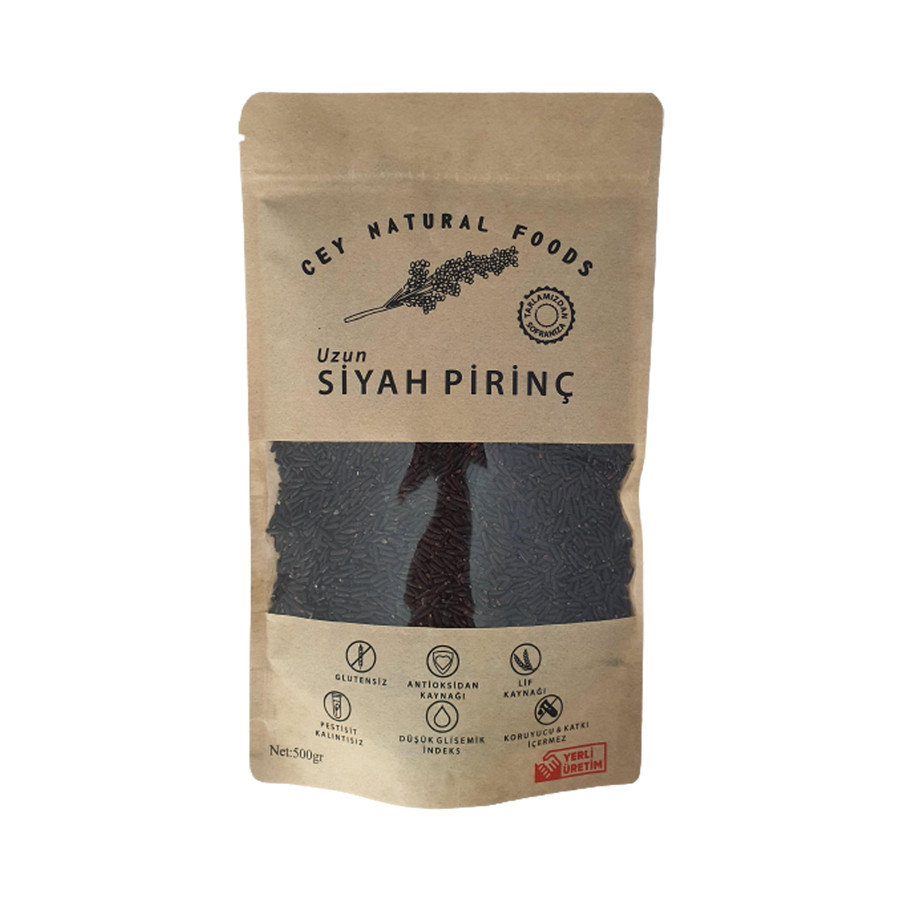 CEY NATURAL SİYAH UZUN PİRİNÇ 500 G