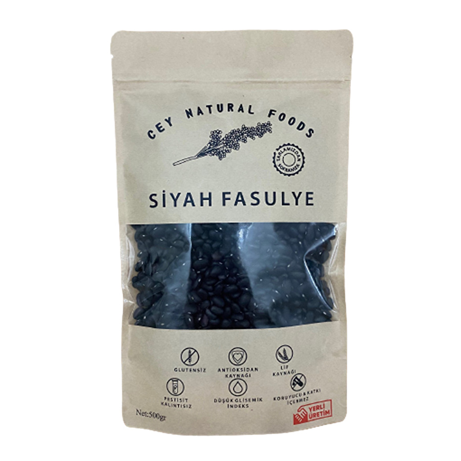 Cey Natural Siyah Fasulye 500 G