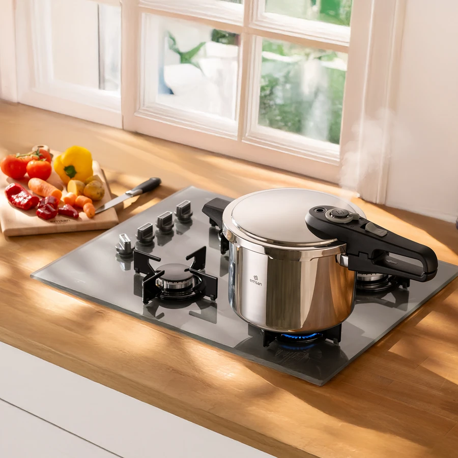 Emsan Fast Cooker Çift Emniyetli Düdüklü Tencere 6 Lt