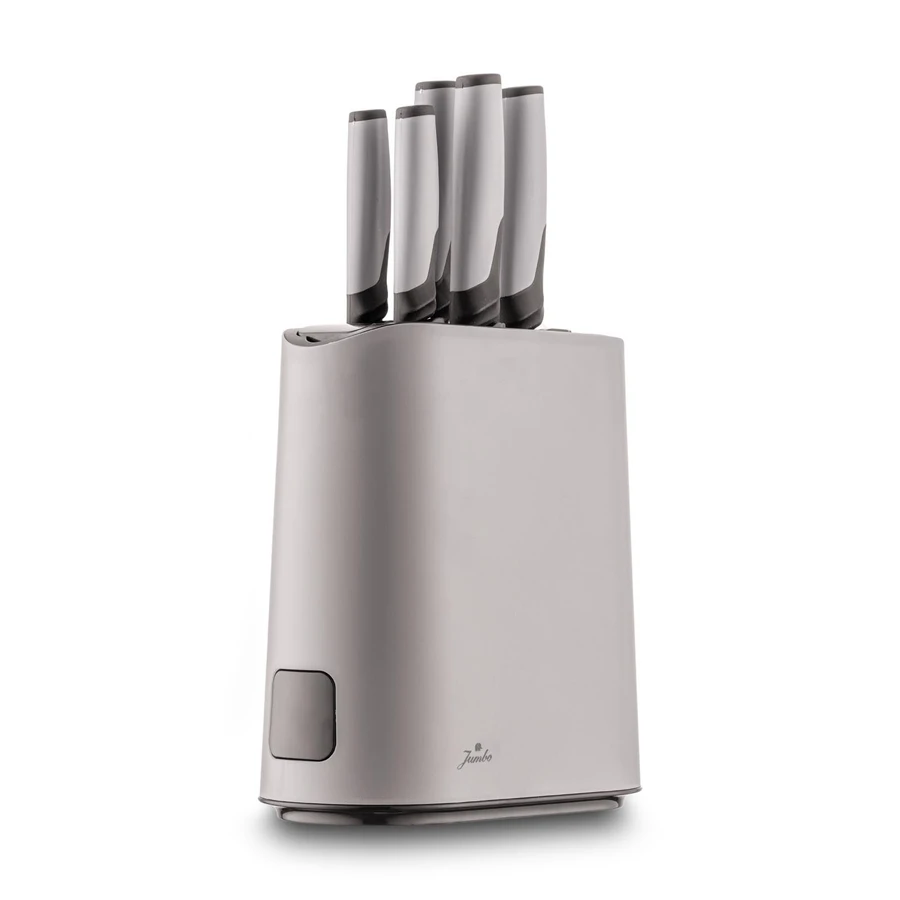 Jumbo Smart Grey Standlı 5li Bıçak Seti