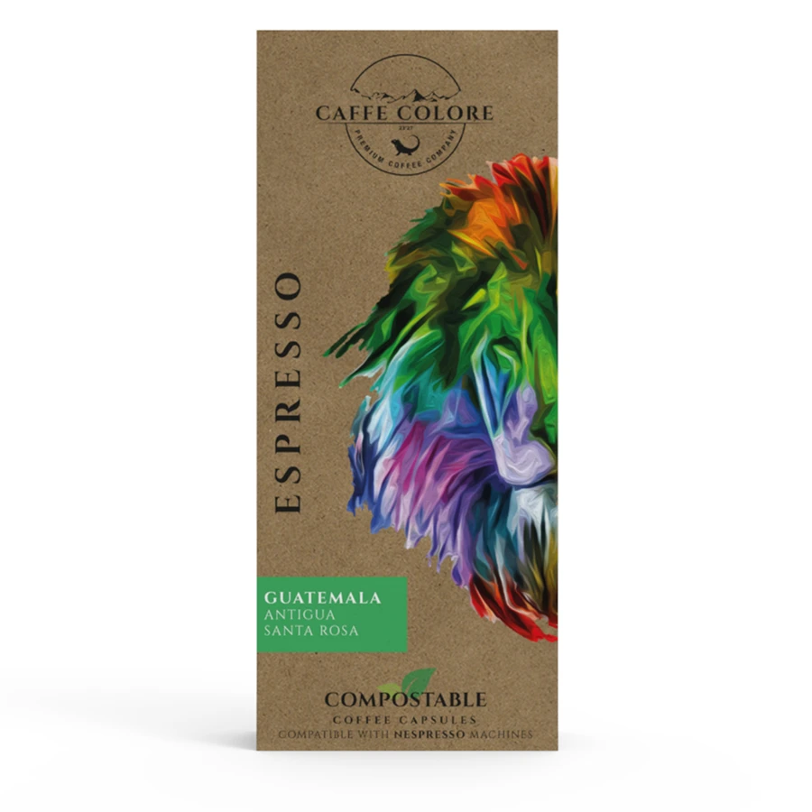 Caffe Colore Guatemala Antigua Santa Rosa Doğada Çözülebilir Kapsül Kahve - 10'lu
