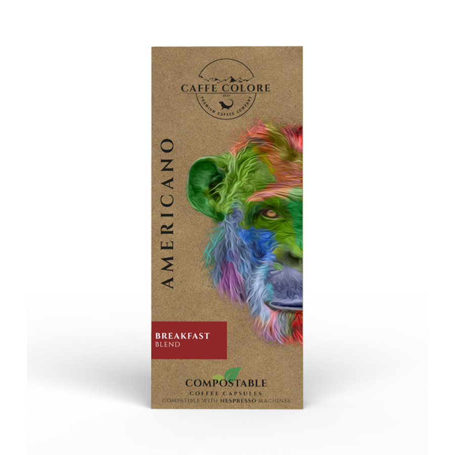 Caffe Colore Breakfast Blend Doğada Çözülebilir Kapsül Kahve - 10'lu