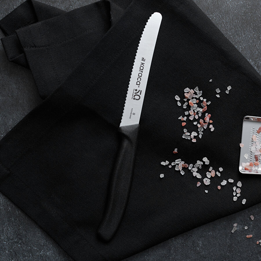 Victorinox x Karaca İstanbul 50. Yıl Tırtıklı Özel Bıçak 11 cm