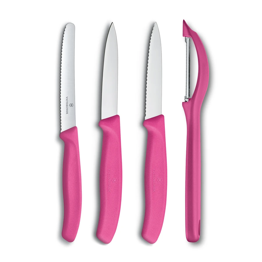 Victorinox Bıçak Seti Pembe 4'lü