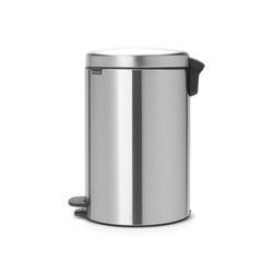 Brabantia Newicon Fpp 12 lt Matt Steel Pedallı Çöp Kutusu