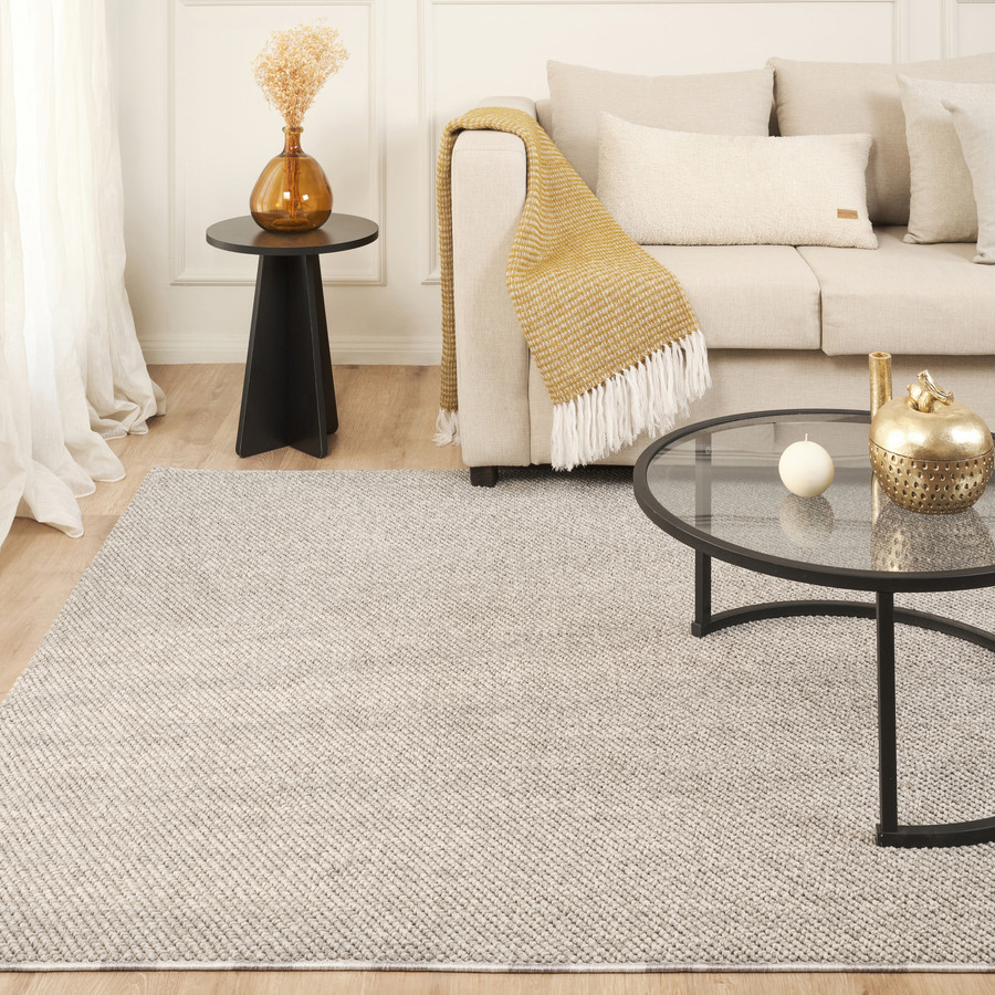 Kaşmir Halı 7/24 İskandinav Premium Lina Gri 80x300 cm