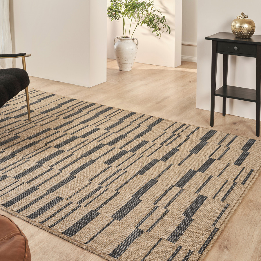 Kaşmir Halı Kilim Jüt Ravon Blue 80x300 cm
